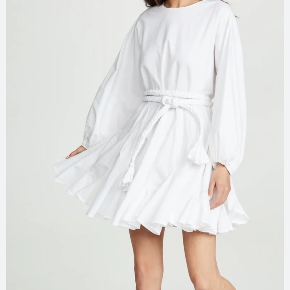 RHODE Ella white tie dress